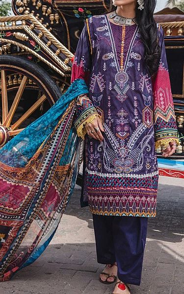 Motifz Indigo Lawn Suit | Pakistani Dresses in USA- Image 1