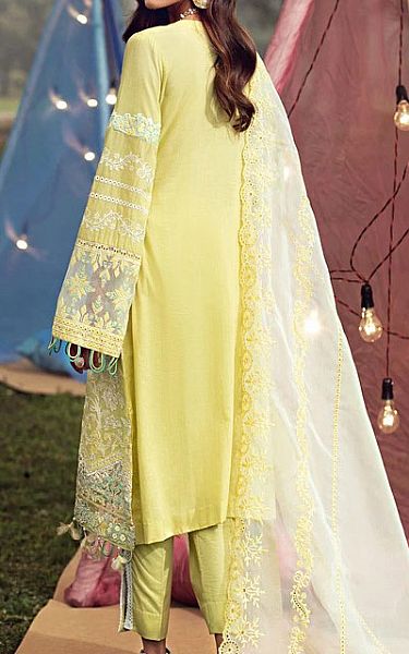 Motifz Lemon Lawn Suit | Pakistani Dresses in USA- Image 2