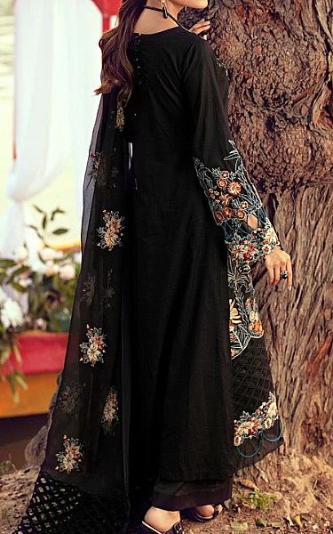 Motifz Black Lawn Suit | Pakistani Dresses in USA- Image 2