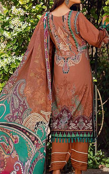 Motifz Sienna Brown Lawn Suit | Pakistani Dresses in USA- Image 2