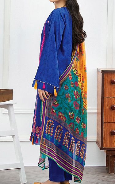 Orient Dark Blue Jacquard Suit | Pakistani Dresses in USA- Image 2