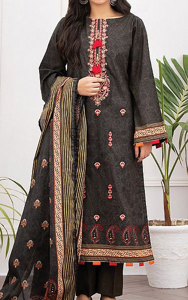 Orient Dark Grey Lawn Suit | Pakistani Dresses in USA- Image 1