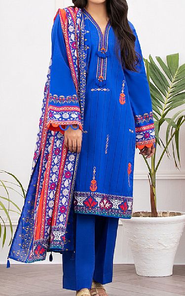 Orient Dark Blue Lawn Suit | Pakistani Dresses in USA- Image 1