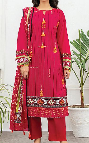 Orient Red Lawn Suit | Pakistani Dresses in USA- Image 1
