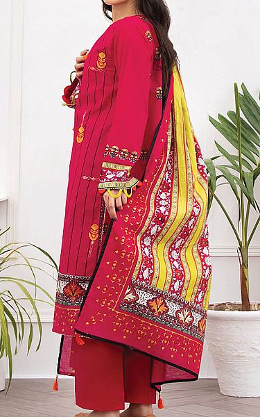 Orient Red Lawn Suit | Pakistani Dresses in USA- Image 2