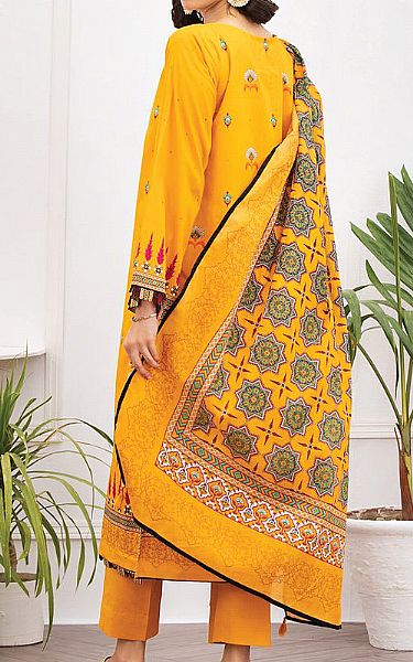 Orient Mustard Lawn Suit | Pakistani Dresses in USA- Image 2