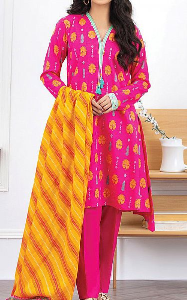 Orient Socking Pink Lawn Suit | Pakistani Dresses in USA- Image 1