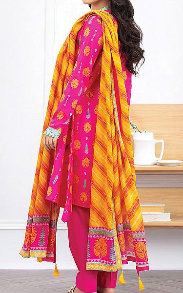 Orient Socking Pink Lawn Suit | Pakistani Dresses in USA- Image 2