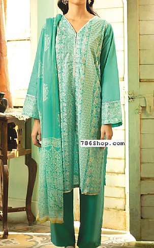 Orient Sea Green Lawn Suit | Pakistani Dresses in USA- Image 1