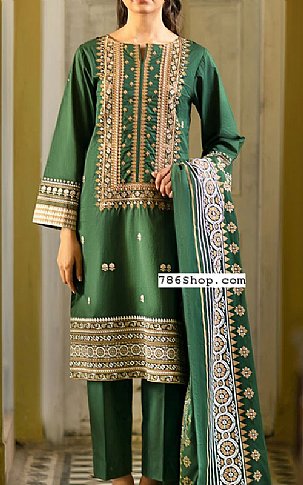 Orient Green Lawn Suit | Pakistani Dresses in USA- Image 1