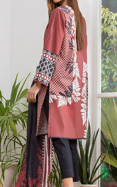 Orient Brick Lawn Suit (2 Pcs) | Pakistani Dresses in USA- Image 2