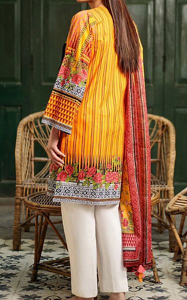 Orient Mustard Lawn Suit (2 Pcs) | Pakistani Dresses in USA- Image 2