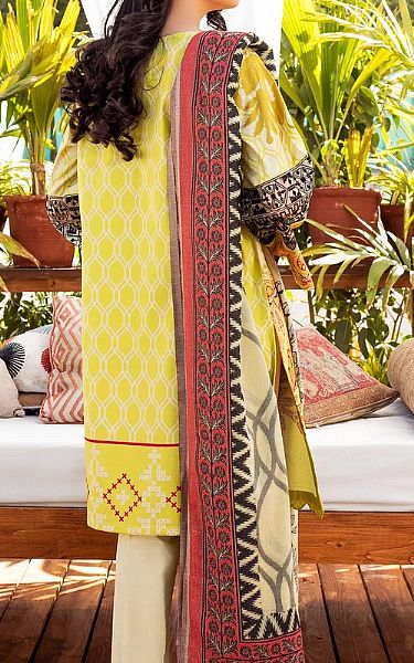Orient Ivory/Green Lawn Suit | Pakistani Dresses in USA- Image 2