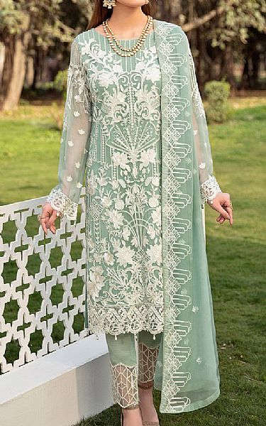 plain chiffon suit design