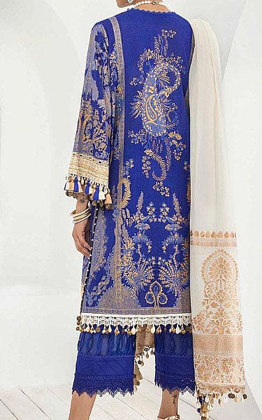 Sana Safinaz  Dark Blue Lawn Suit | Pakistani Dresses in USA- Image 2