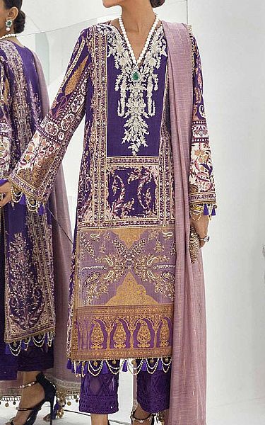 Sana Safinaz  Indigo Lawn Suit | Pakistani Dresses in USA- Image 1