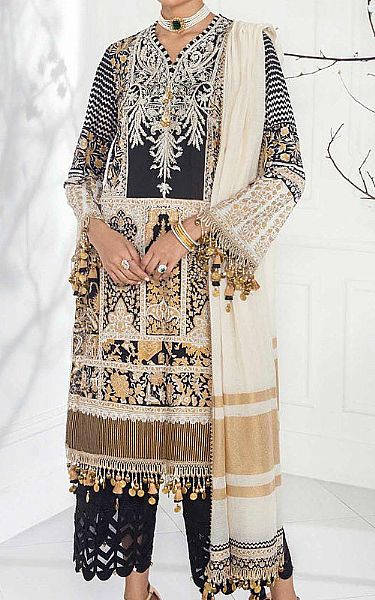 Sana Safinaz  Black Lawn Suit | Pakistani Dresses in USA- Image 1