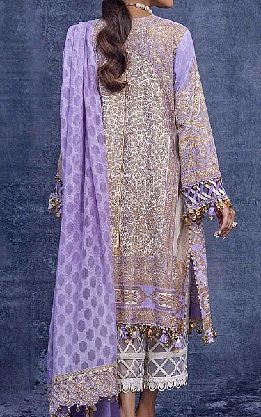 Sana Safinaz  Pale Purple Lawn Suit | Pakistani Lawn Suits- Image 2