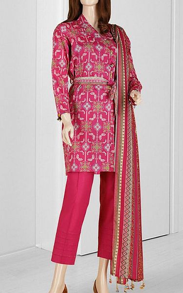 Saya Magenta Lawn Suit | Pakistani Dresses in USA- Image 1