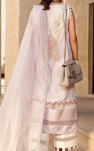 Shiza Hassan Baby Pink Lawn Suit | Pakistani Dresses in USA- Image 2