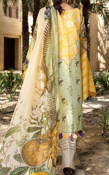 Shiza Hassan Yellow Lawn Suit | Pakistani Dresses in USA- Image 2