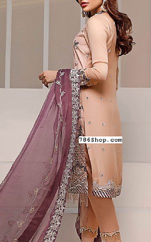 Sifona Peach Chiffon Suit | Pakistani Dresses in USA- Image 2