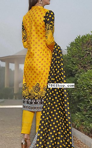 VS Textile Mustard Lawn Suit | Pakistani Dresses in USA- Image 2