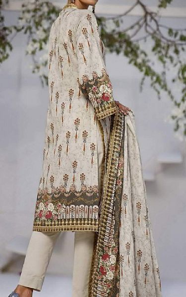 Vs Textile Light Grey Lawn Suit | Pakistani Dresses in USA- Image 2