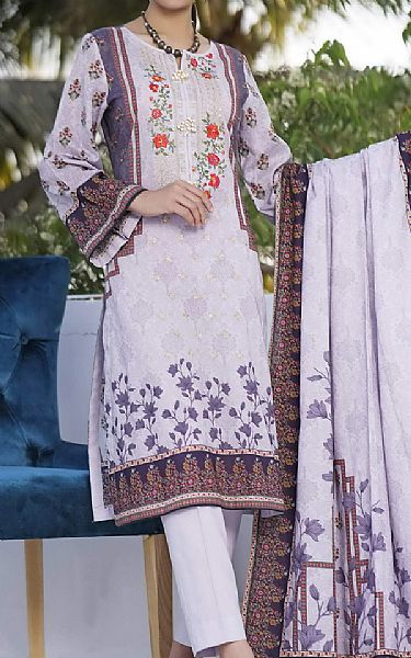 Vs Textile Lilac Lawn Suit | Pakistani Dresses in USA- Image 1