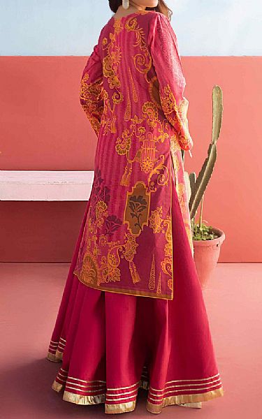 Sifona Magenta Lawn Suit (2 Pcs) | Pakistani Dresses in USA- Image 2