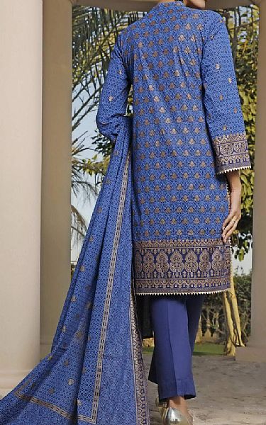 VS Textile Blue Lawn Suit | Pakistani Dresses in USA- Image 2