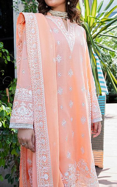 Aik Tea Pink Lawn Suit | Pakistani Lawn Dress in USA- Image 2