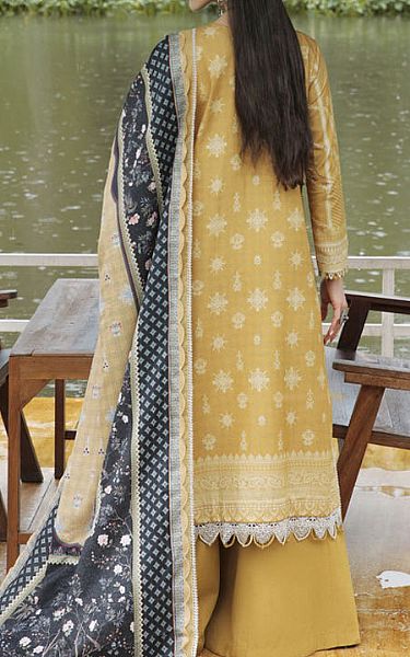 Aabyaan Mustard Karandi Suit | Pakistani Winter Dresses- Image 2