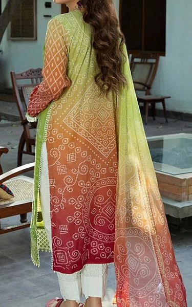 Aabyaan Parrot Green Lawn Suit | Pakistani Dresses in USA- Image 2