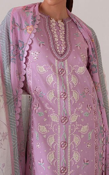 Aabyaan Lavender Viscose Suit | Pakistani Winter Dresses in USA- Image 2