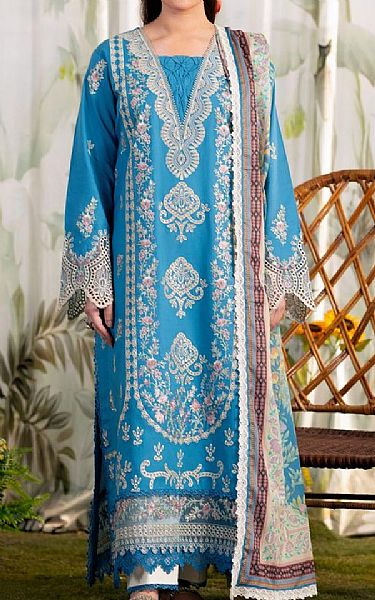 Aabyaan Blue Lawn Suit | Pakistani Lawn Dress in USA- Image 1
