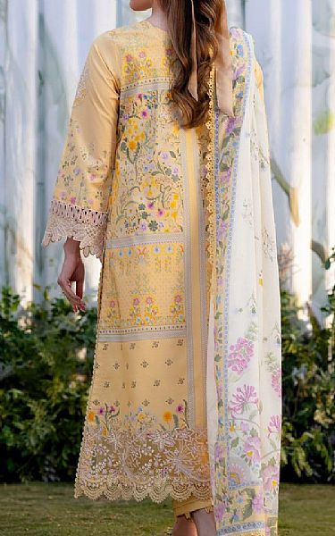 Aabyaan Sand Gold Lawn Suit | Pakistani Lawn Dress in USA- Image 2