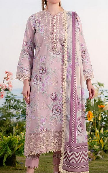 Aabyaan Cavern Pink Lawn Suit | Pakistani Lawn Dress in USA- Image 1