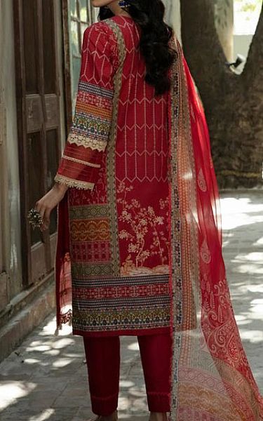 Aabyaan Scarlet Lawn Suit | Pakistani Dresses in USA- Image 2