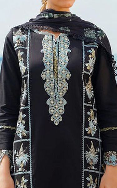 Aabyaan Black Lawn Suit | Pakistani Lawn Suits- Image 2