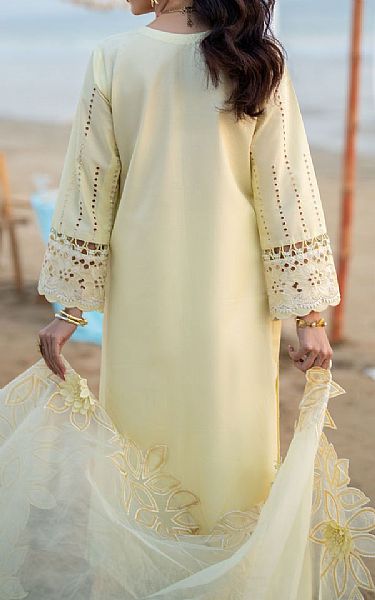 Aabyaan Cream Lawn Suit | Pakistani Lawn Dress in USA- Image 2
