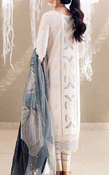 Aabyaan White Lawn Suit | Pakistani Lawn Dress in USA- Image 2