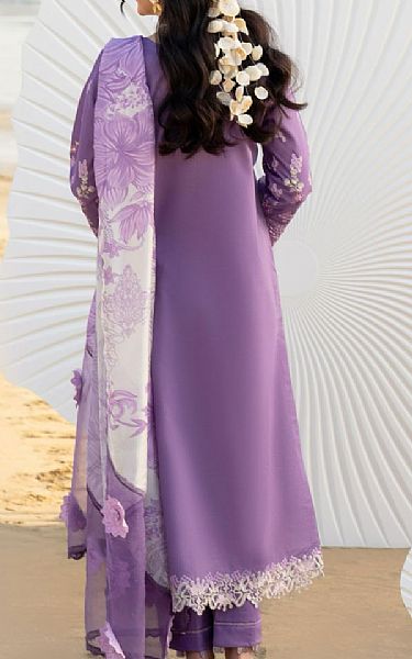Aabyaan Lavender Lawn Suit | Pakistani Lawn Dress in USA- Image 2