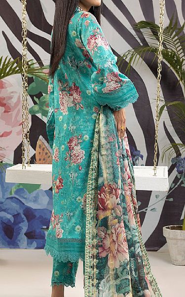 Adans Libas Aqua Lawn Suit | Pakistani Lawn Suits- Image 2