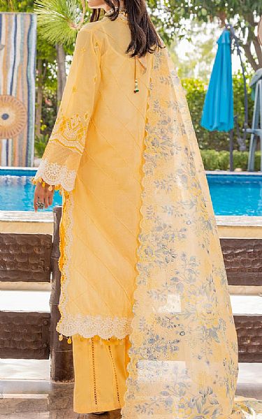 Adans Libas Sand Gold Lawn Suit | Pakistani Lawn Suits- Image 2