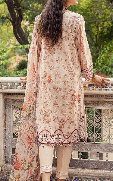 Adans Libas Ivory Lawn Suit | Pakistani Lawn Suits- Image 2