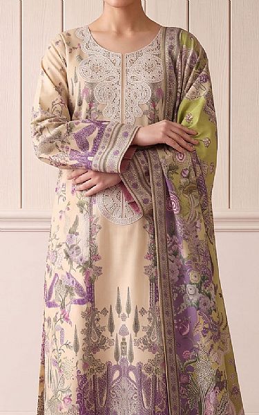 Adans Libas Ivory Lawn Suit | Pakistani Lawn Dress in USA- Image 2