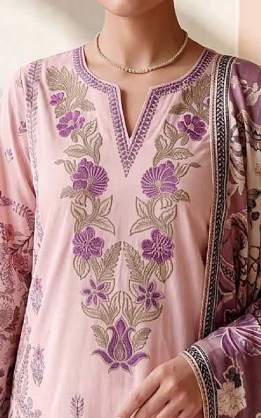 Adans Libas Pink Lawn Suit | Pakistani Lawn Dress in USA- Image 2