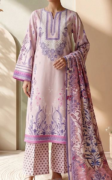Adans Libas Lilac Lawn Suit | Pakistani Lawn Dress in USA- Image 1