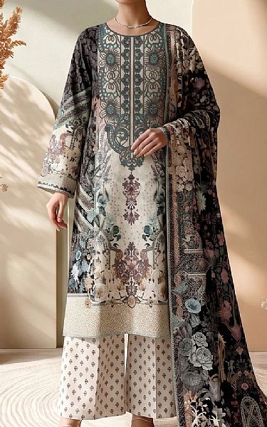 Adans Libas Multicolor Lawn Suit | Pakistani Lawn Dress in USA- Image 1